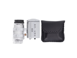 Microscopio De Bolsillo 60x Con Luz Led Y Ajuste De Enfoque, Para Observar Joyas Y Monedas.