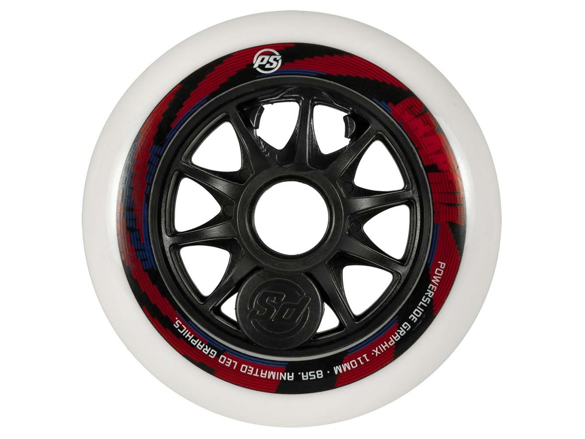 Rodas Patins Graphix 110/85A Preto 110 / 85Apowerslide