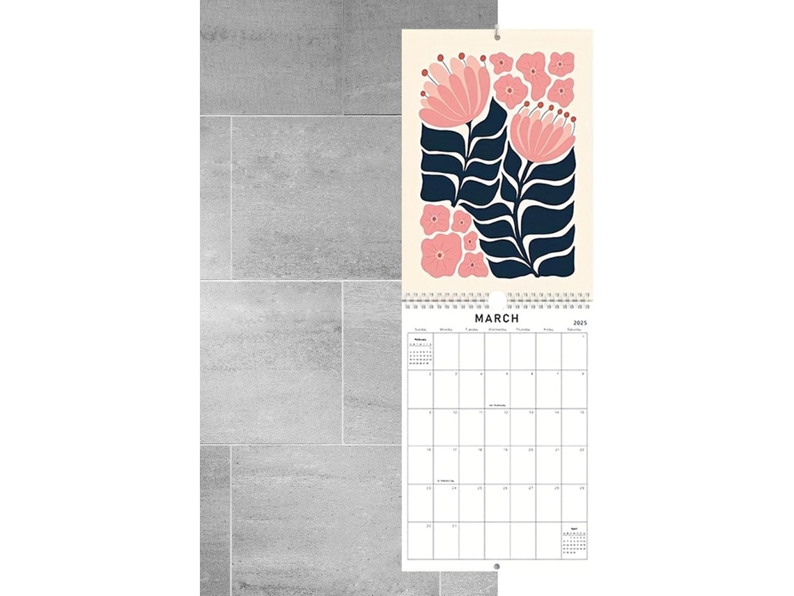 Calendario Artístico 2025 | Calendario De Pared Decorativo