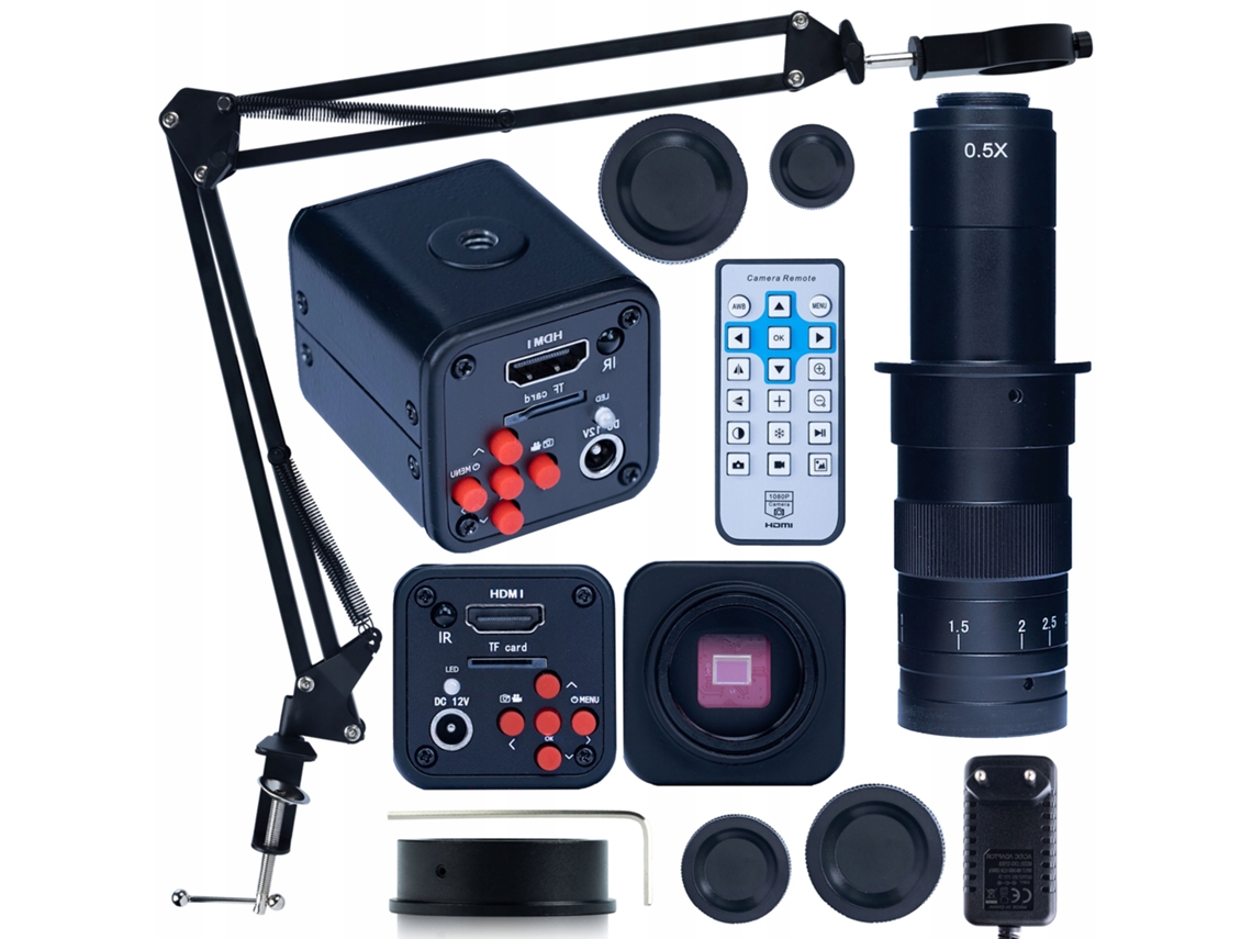 Cámara para microscopio Norma Black Pro – HDMI 180x | Alta calidad de imagen | Uso profesional