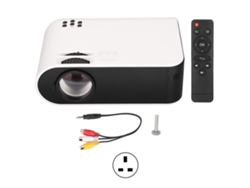Proyector Portátil Mini 1080p Wifi Proyector De Video Doméstico Con Altavoz Hifi Enchufe Reino Unido