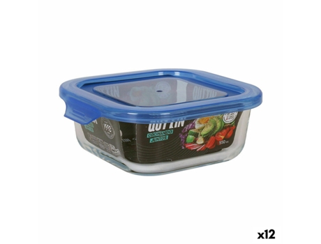 Fiambrera QUTTIN Azul 14x14x5,5 cm (12 Unidades)