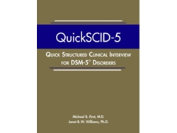 Libro Quick Structured Clinical Interview for DSM-5 Disorders de Md First Michael B e Phd Williams Janet B W (Inglés)