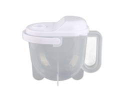 Bol Para Lavar Arroz Con Asa Auxiliar, Colador Fino, Escala Transparente, Material Abs Para Cocina.