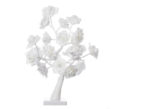 LED blanco rosa rosa flor dormitorio dormitorio noche lámpara lámpara de mesa decoración casera árbol de simulación navidad boda fiesta