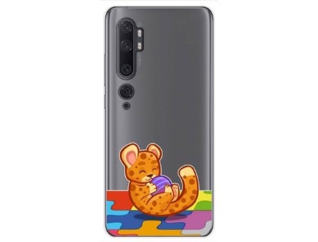 Carcasa Xiaomi Mi Note 10 TUMUNDOSMARTPHONE Dibujos Transparente Multicolor