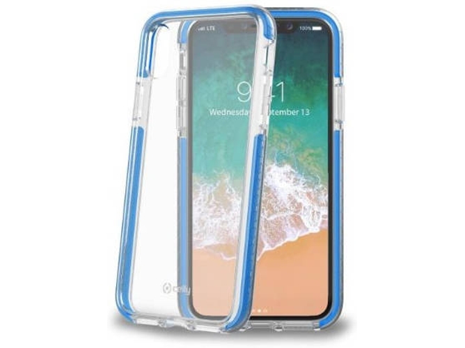 Funda iPhone X CELLY Hexagon Transparente