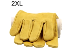 1 Par De Guantes De Apicultura Resistentes De Piel De Cabra Para Brazos Largos, Ideales Para Apicultores Principiantes.