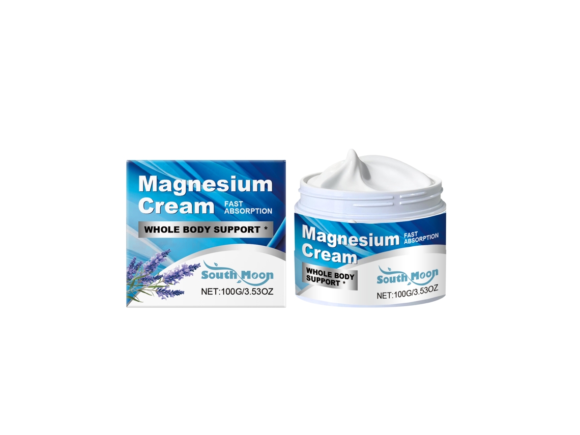 Crema calmante de magnesio con lavanda