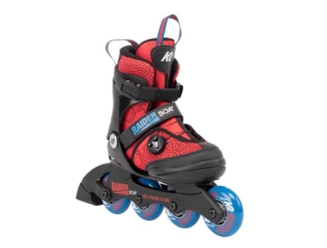 Patina em Linha Raider Boa Vermelho Eu 35-40K2 Skate