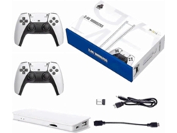 Consola de videojuegos retro M15 Pro con 2 mandos inalámbricos, 64 GB de RAM, 20.000 juegos, TV 3D HD, emuladores de PS1, HDMI y juegos arcade 4K. GOKOCO