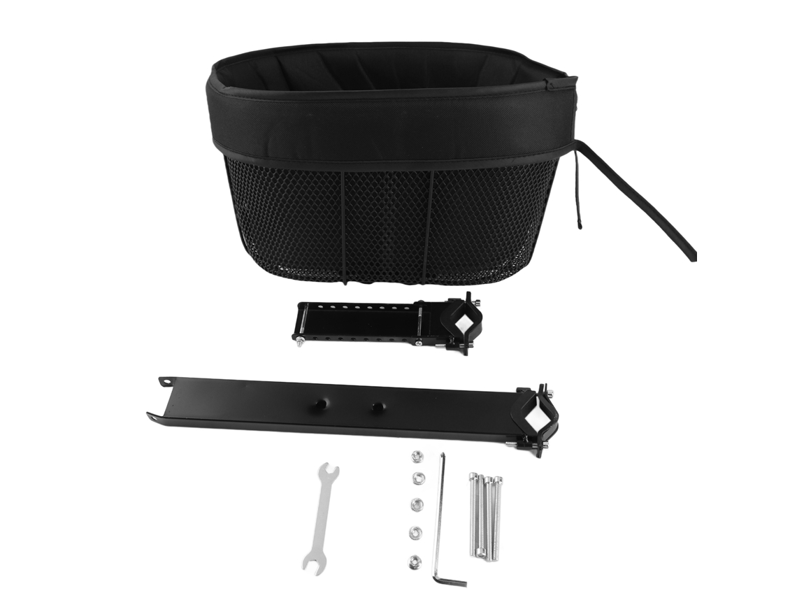 Cesta Portátil Para Perros En Bicicleta Negro