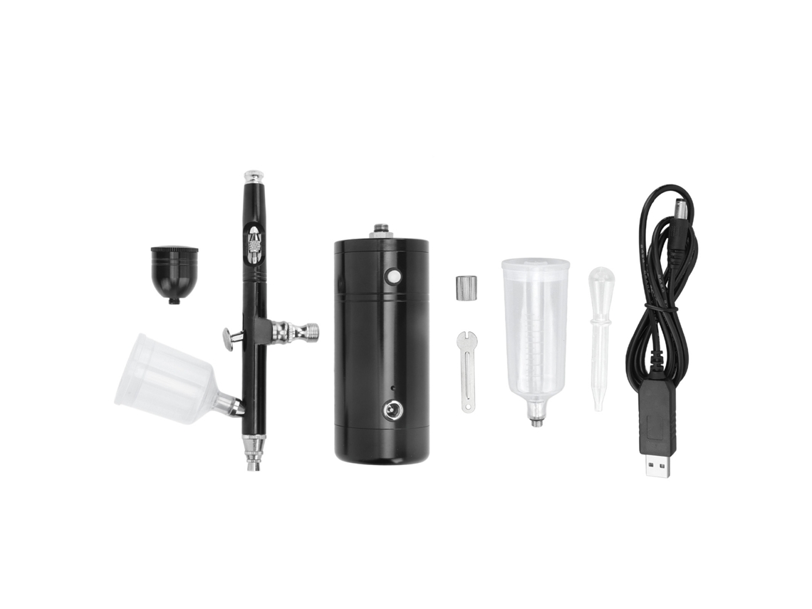 Kit De Aerógrafo Inalámbrico Recargable Portátil Para Manicura, Decoración De Pasteles Y Manualidades.