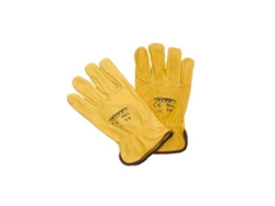 Guante vacuno 1ª amarillo+rivete 788l   9 (caja 12 unidades)