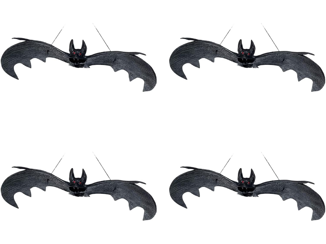 4 murciélagos de Halloween para colgar SFUSHOS