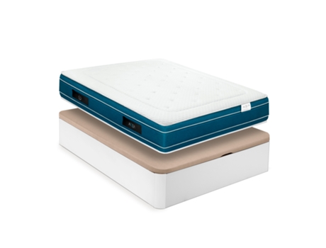 Sommier de empotrar Aqua Alto WIN REST Blanco (90x190)