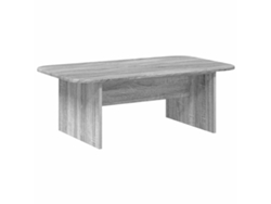 Mesa de centro Sonoma gris con madera procesada (93 x 53 x 33 cm)