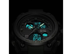 Reloj Deportivo Digital De Cuarzo Para Hombre, Color Negro