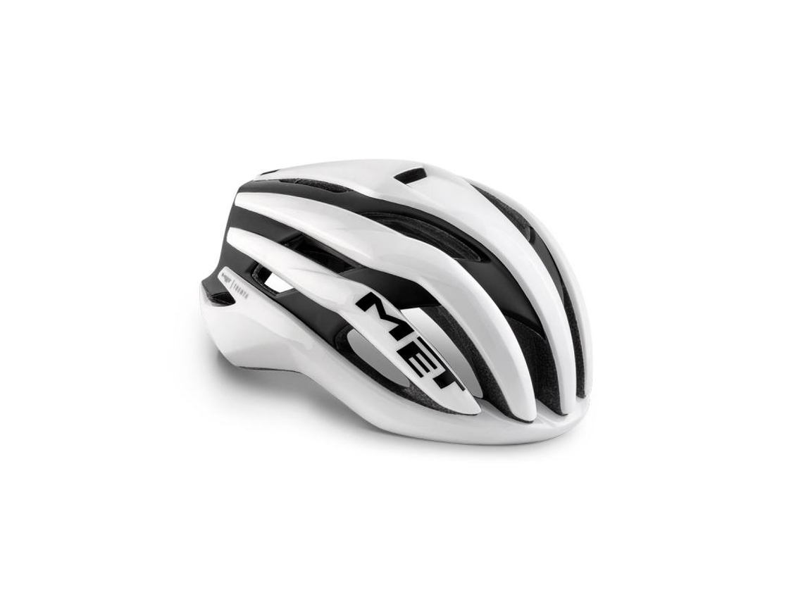  Casco Ciclista Trenta Mips Blanco Y Negro Brillo S Met