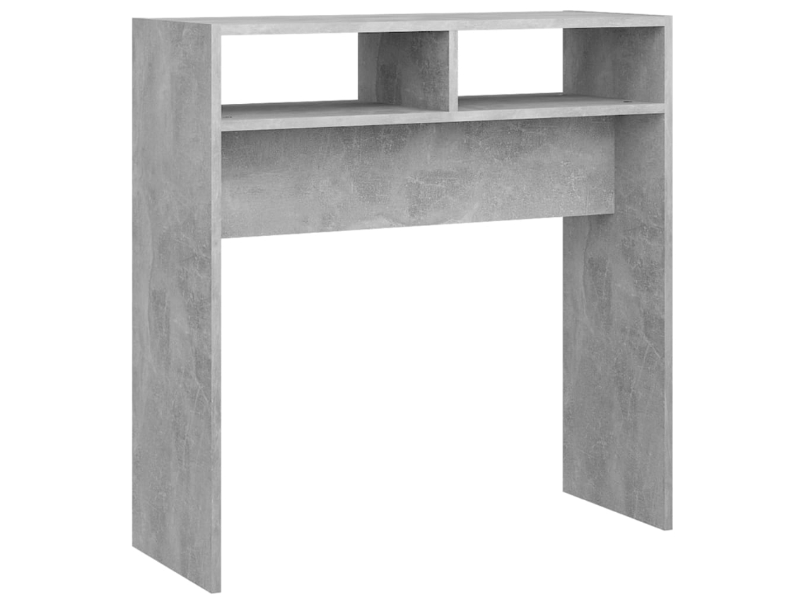 Consola con derivados de madera gris cemento MAISON EXCLUSIVE (78x30x80 cm)