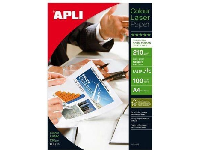 Papel APLI 11833 Glossy Din A4