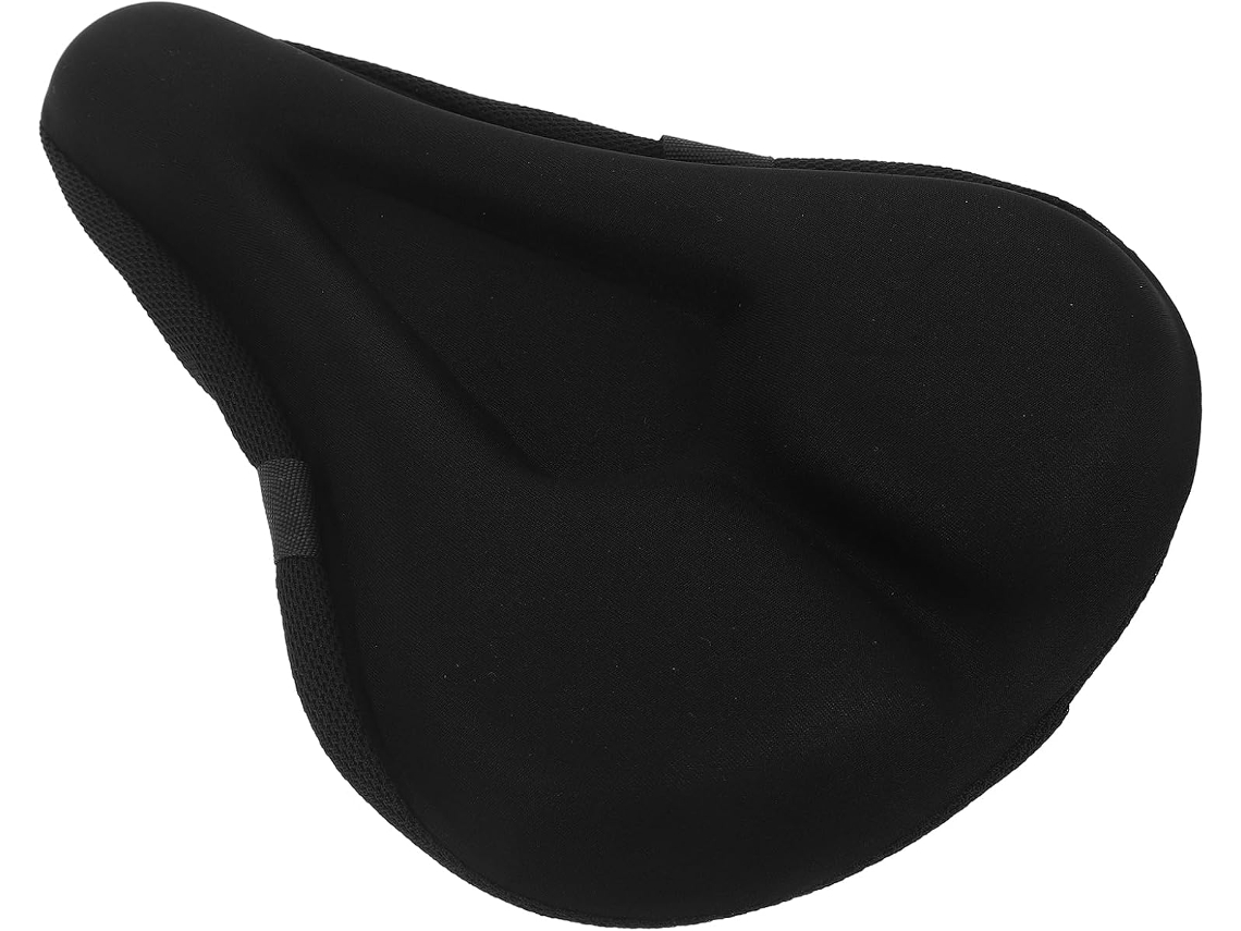 Protector de sillín de bicicleta de silicona resistente a la abrasión para uso en exteriores.