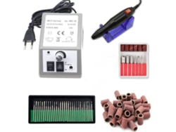 Maquillaje, Taladro eléctrico para uñas, Herramienta de manicura profesional, Lima artística para manicura, Brocas de cerámica - Tipo SET 3