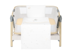 Juego de cama para cuna pequeña Kikkaboo de 3 piezas Sleepy Sheep