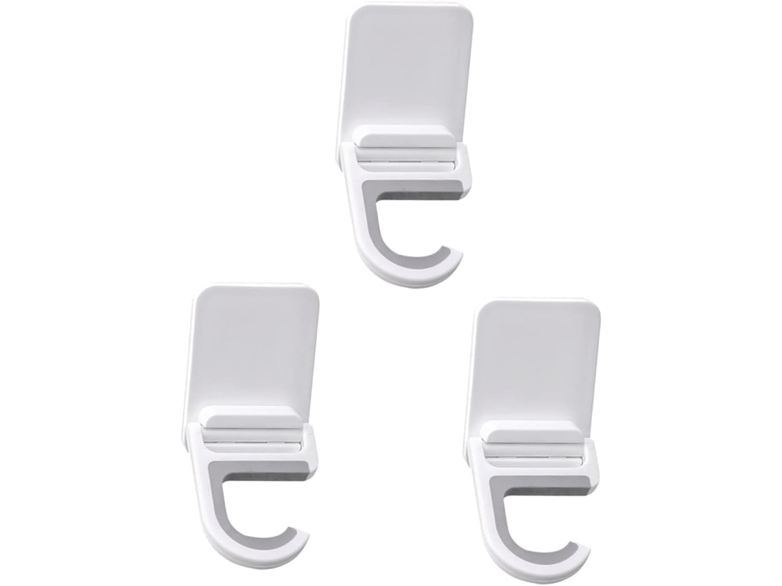Soporte Pared Blanco Fregonas Gancho Autoadhesivo Requiere Taladrar Escobas Almacenamiento Hogar Múltiples