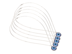 Collar turco con forma de ojo para protección y buena suerte, 5 piezas, bisutería, regalos