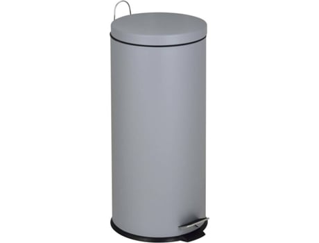 Cubo de Basura KITCHEN MOVE (Gris - Acero Inoxidable - 31x65 cm)