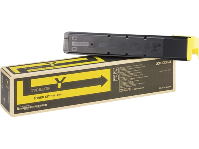 Cartucho de Tóner Original KYOCERA TK-8305Y Amarillo para TASKalfa 3050ci, 3051ci, 3501i, 3550ci, 3551ci
