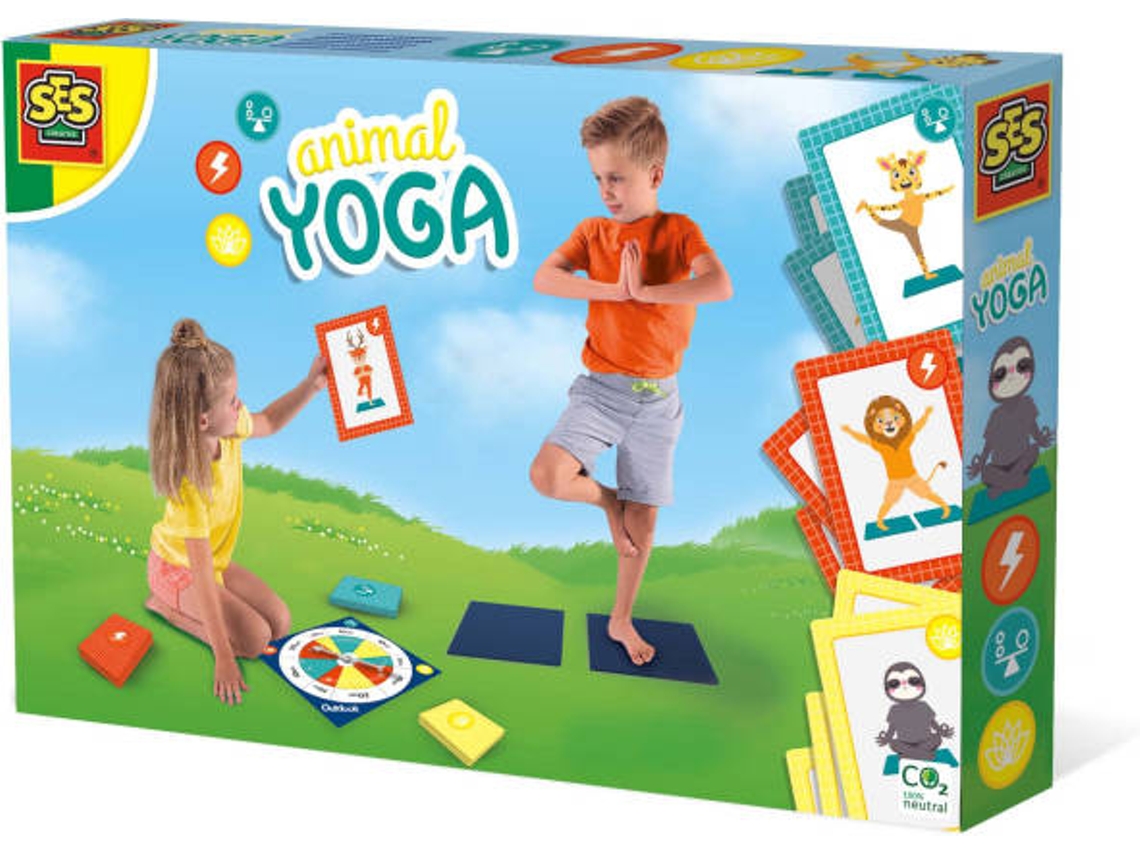 Juego SES Animal Yoga (Edad Mínima: 3 Años - 30 x 4 x 20 cm)