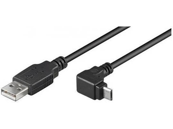 Cable USB NILOX Micro-USB B/USB A 1.8 m Macho/Macho Negro