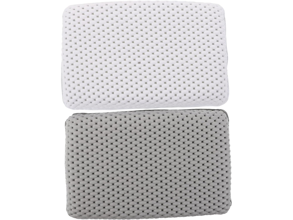 Juego De 2 Almohadas De Baño Con Ventosa