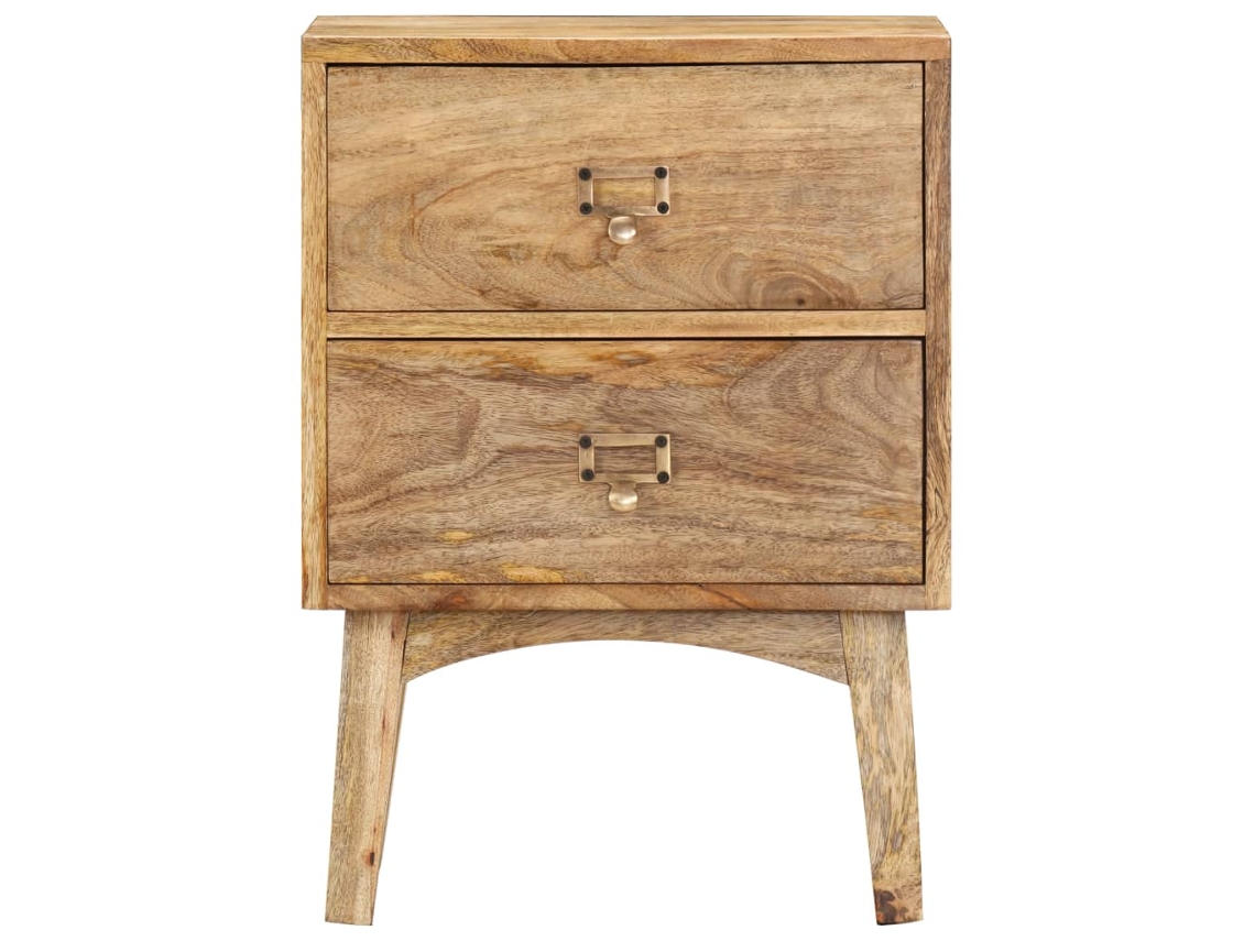 Maison Exclusive - Mesita De Noche De Madera Maciza De Mango 40x35x55 Cm