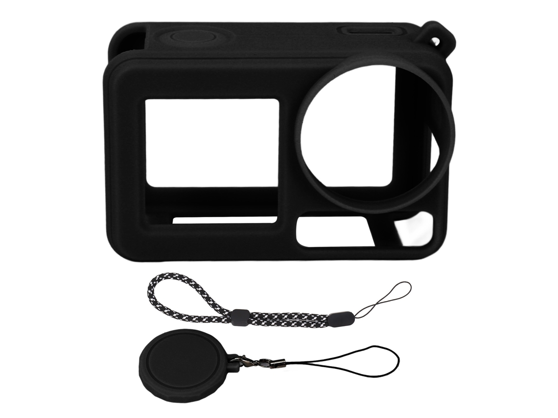 Funda De Silicone Para Action 5 Pro Com Tampa De Lente, Funda E Protetor De Câmera Em Silicone