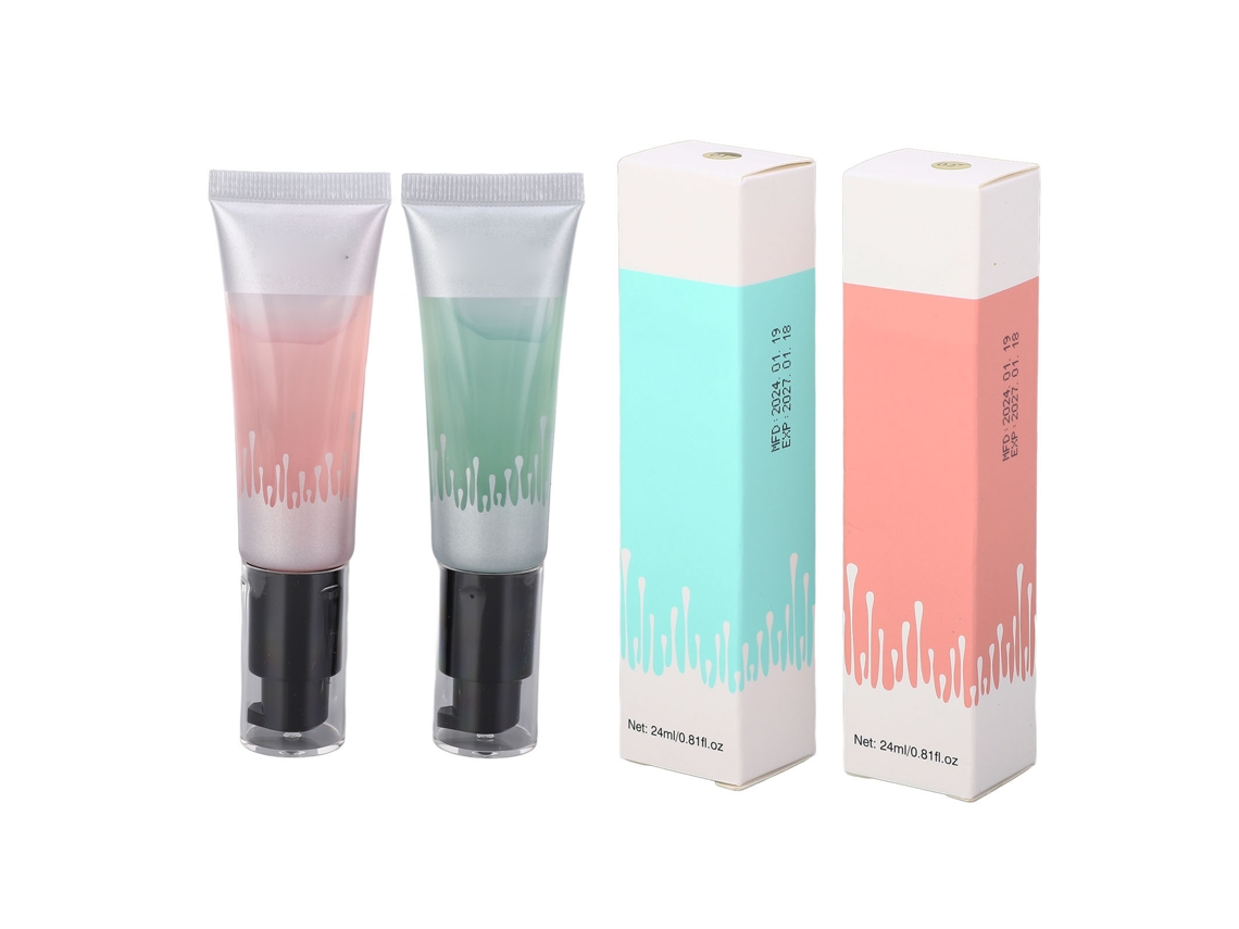 2pcs Primer De Maquiagem Gel Hidratante E Iluminador Facial 24ml