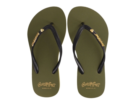 Chanclas Basics Verde EU 35-36 Hombre BEACHY FEET