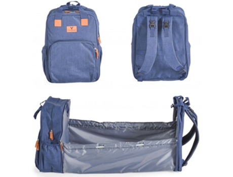 Bolso pañalero Liana Azul CANGAROO