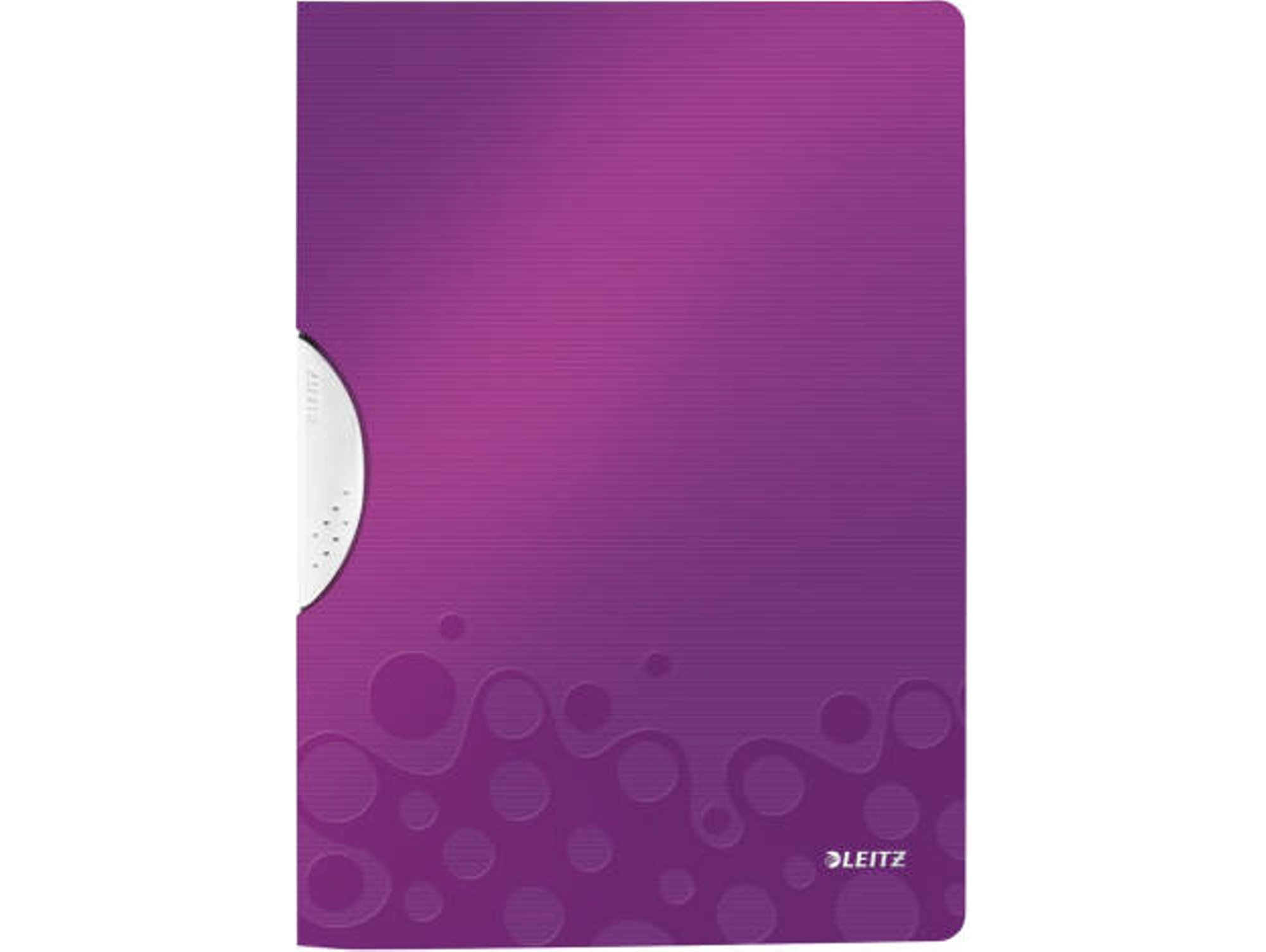 Cubierta con clip LEITZ WOW Morado (A4 - Capacidad: 30 hojas)