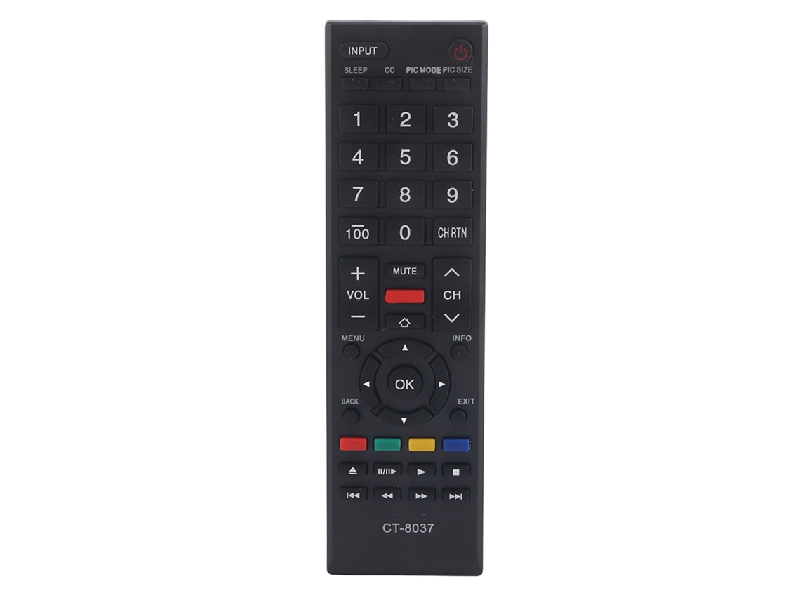 Control Remoto Multifuncional De Repuesto Ct-8037 Para Televisores Toshiba