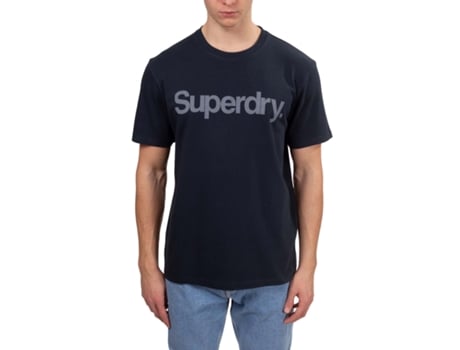 Camiseta de Hombre SUPERDRY Azul (XL)