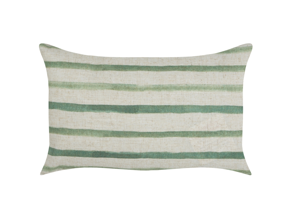 Cojín decorativo de estilo moderno BELIANI Kafra de Poliéster Verde 50x30x12