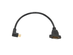 Adaptador de cable Baoj-2026 DP hembra a Mini DP macho con doble bloqueo para resolución QXGA 2560x1600