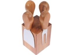 Suporte Para Talheres De Queijo: Sua Superfície Lisa É Fácil De Limpar, E Uma Prateleira Comporta Diversos