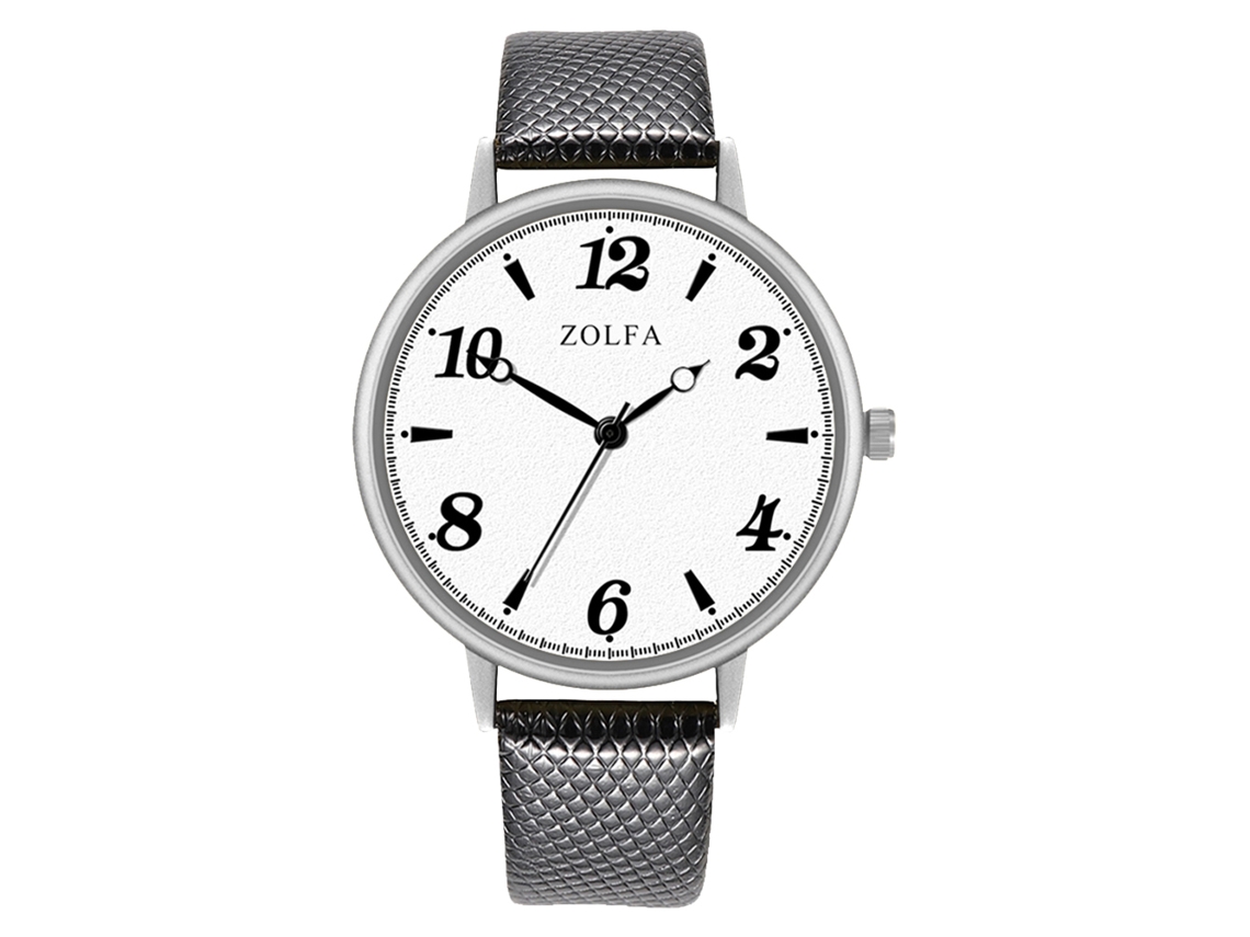 Reloj De Pulsera Zhoulianfa Para Mujer, Estilo Casual Y Moderno, De Cuarzo, Duradero, Color Negro.