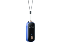 Collar purificador de aire portátil, ionizador eléctrico, azul, chrui