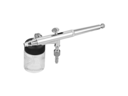 Kit De Aerógrafo Profesional T134 Para Modelismo Y Pintura Artística Con Adaptador G1/8, Llave Y Cups De Fluido