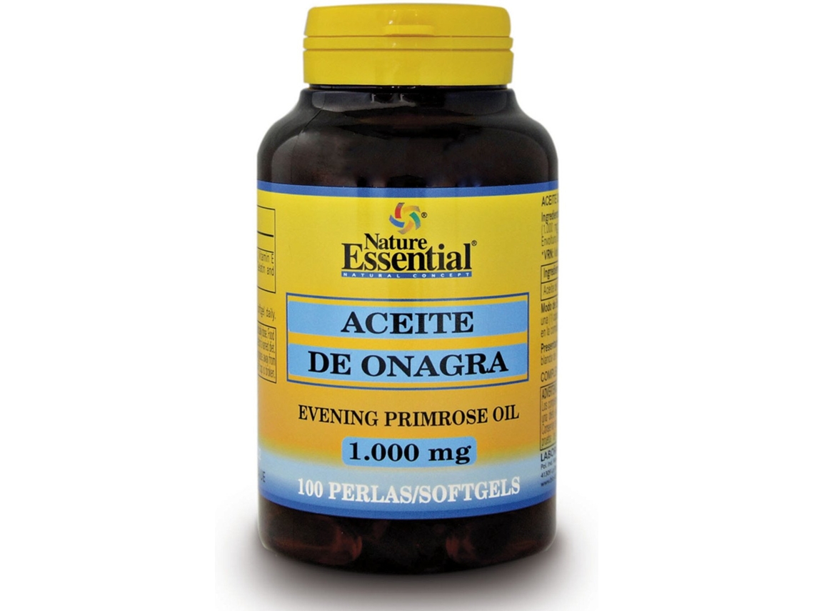 Complemento Alimentar NATURE ESSENTIAL Aceite De Onagra 1000 Mg 100 (100 g)